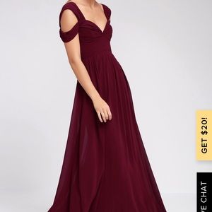 Lulus bridesmaid dress